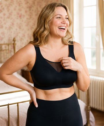 Soutien-gorge Morphea™ Noir | Sans armatures, 100% maintien et confort