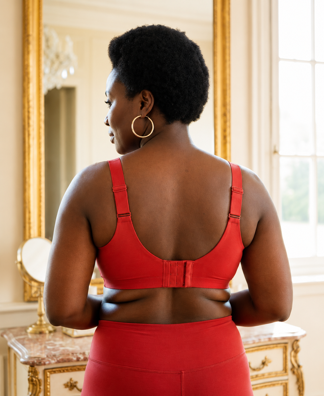 Soutien-gorge Morphea™ Rouge | Sans armatures, 100% maintien et confort