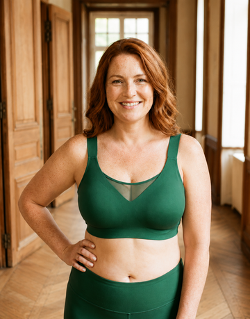 Soutien-gorge Morphea™ Vert | Sans armatures, 100% maintien et confort