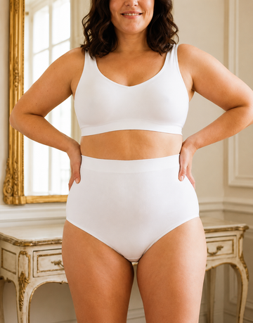 Culotte UltraMorpho™ Blanc | Adaptée à vos formes, zéro irritation, zéro ajustement
