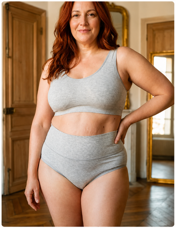 Culotte Sculptante SmoothWear™ Gris  | Confort Invisible