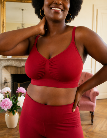 Soutien-gorge Galbea™ Rouge | Effet seconde peau, maintien quotidien