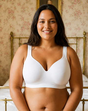 Soutien-gorge PureForm™ Blanc | Galbe naturel, liberté de mouvement, confort quotidien