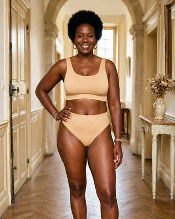 Culotte CalmFit™ Ultra-Douce Beige| La douceur d'un maintien invisible au quotidien