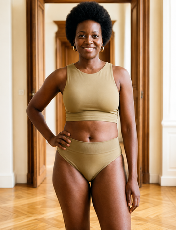 Culotte CalmFit™ Ultra-Douce Kaki | La douceur d'un maintien invisible au quotidien